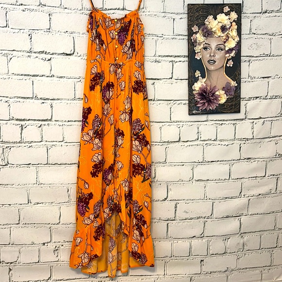 one clothing Dresses & Skirts - Marigold Flowy Hi-Lo Dress